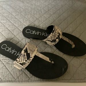 Calvin Klein sandals never worn